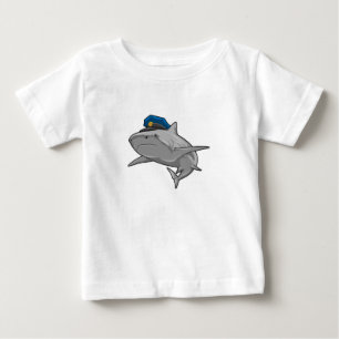 Shark as Police officer Police Baby T-Shirt