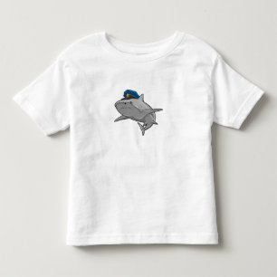 Shark as Police officer Police Toddler T-Shirt