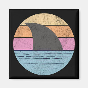 Shark at sunset magnet