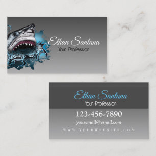 Shark Attack Business Card