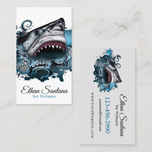 Shark Attack Business Card