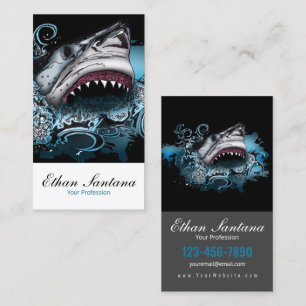 Shark Attack Business Card