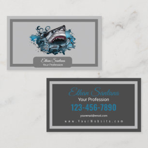 Shark Attack Business Card