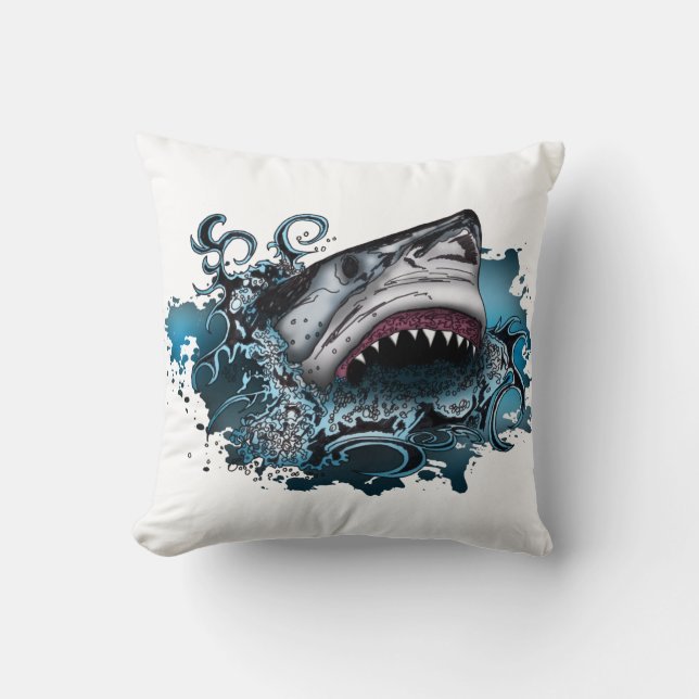 Shark Attack Cushion (Front)