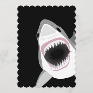 Shark Attack Dive Club Event or Birthday Party Invitation