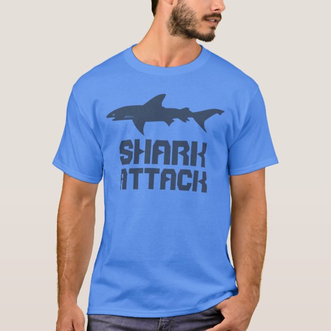 SHARK Attack!  For Swimmers, Deep Sea Divers T-Shirt (Front)