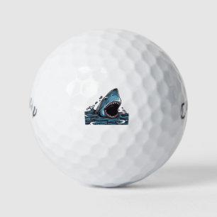 Shark attack golf balls