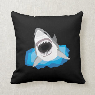 Shark Attack - Great White Shark Cushion