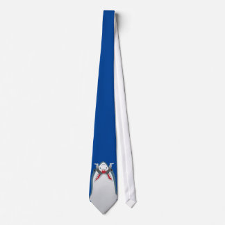 Shark Attack Human Blue Tie