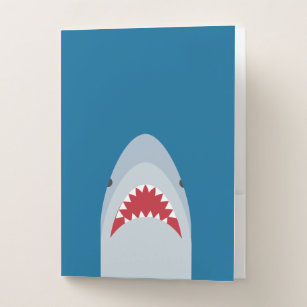 Shark Attack Pocket Folder