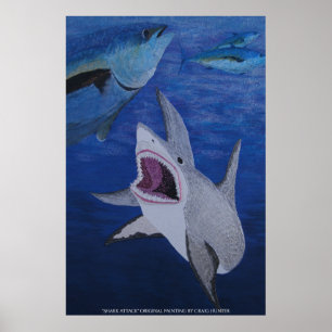 Shark attack poster