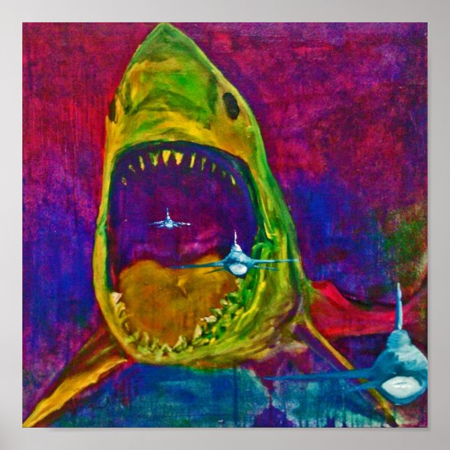 shark attack poster (Front)