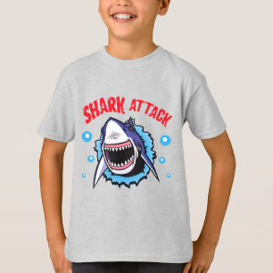Shark attack t-shirt Shark bite shirt