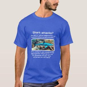 Shark Attacks (v3 dark) T-Shirt