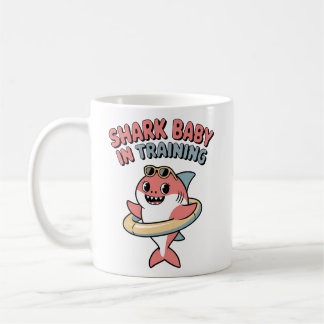 Shark Baby in Training | Kids Coffee Mug