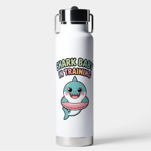 Shark Baby in Training Kids Water Bottle