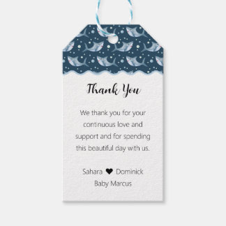 Shark Baby Shower Favour Tags