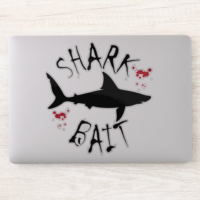 Shark Bait Funny Scuba Diving Blood Splatted (Computer)