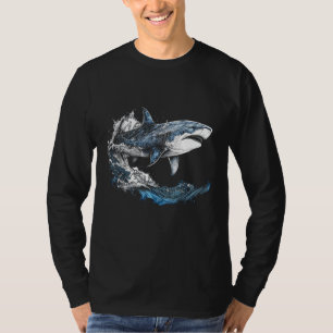 Shark Beach Lover Ocean Animal Graphic Novelty Wom T-Shirt