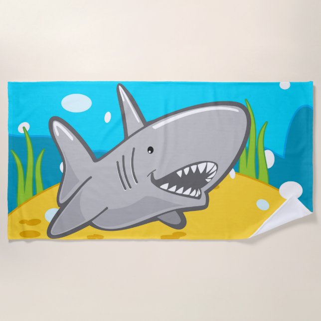 Shark Beach Towel (Front)