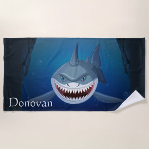 Shark Beach Towel