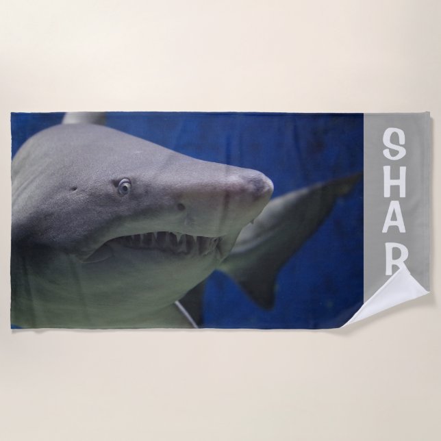 Shark Beach Towel (Front)