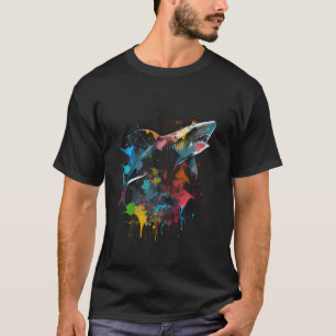 Shark Big Shark Fish Favourite Animal Fan Shark Fa T-Shirt