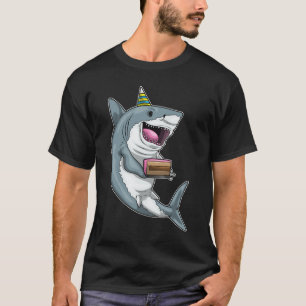 Shark Birthday Cake T-Shirt