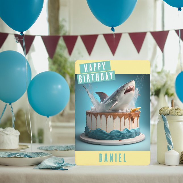 Shark Birthday Card (Creator Uploaded)