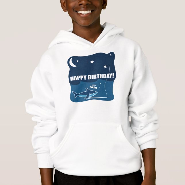 Shark Birthday Wish (Front)