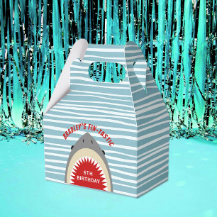 Shark Bite Any Age Birthday Party Favour Box