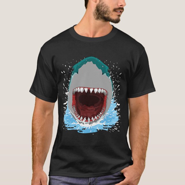 shark bite costume  shark T-Shirt (Front)