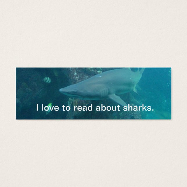Shark Bookmark (Front)