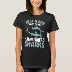 Shark  Boys Ocean Animal  Predator Hammerhead T-Shirt