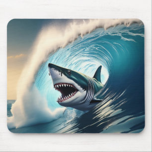 Shark Bump and Bite Mouse Mat