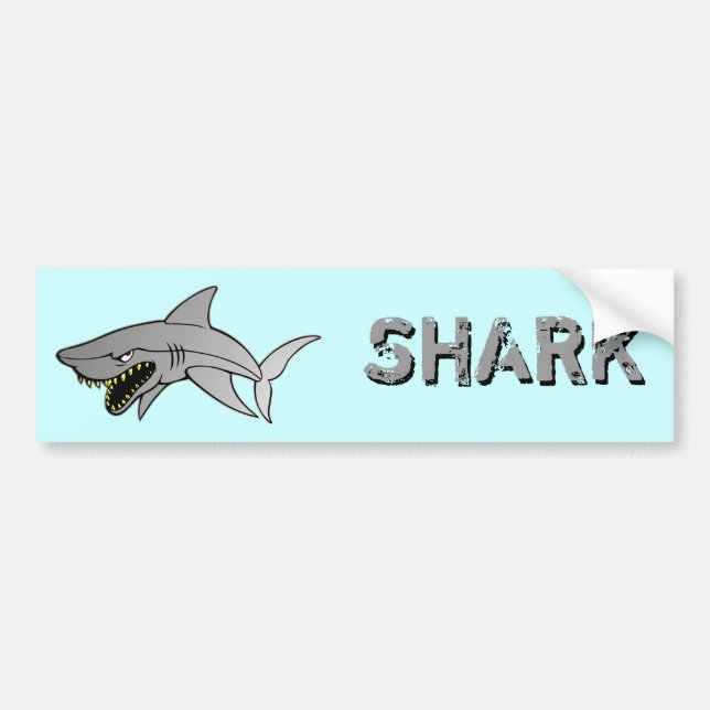 Shark Bumper Sticker (Front)