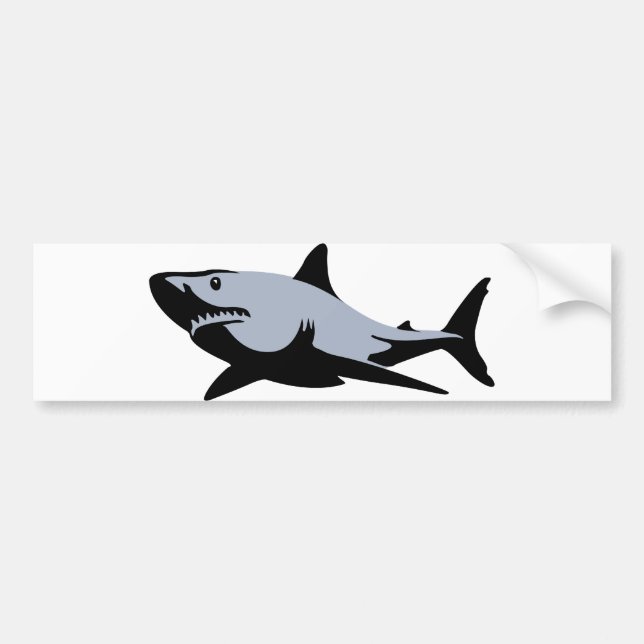 Shark Bumper Sticker (Front)