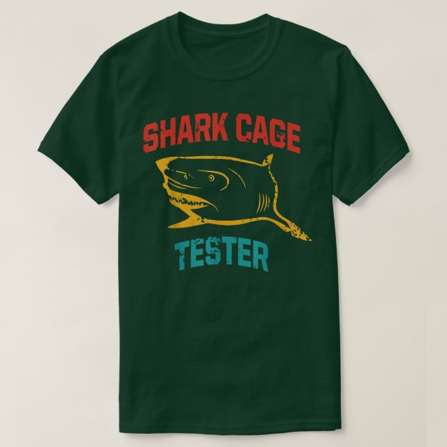 Shark Cage Tester Apparel  T-Shirt (Design Front)