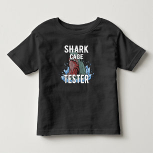 Shark Cage Tester Funny Amputee Gift T-Shirt