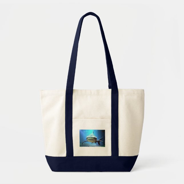 Shark Canvas Tote Bag (Front)