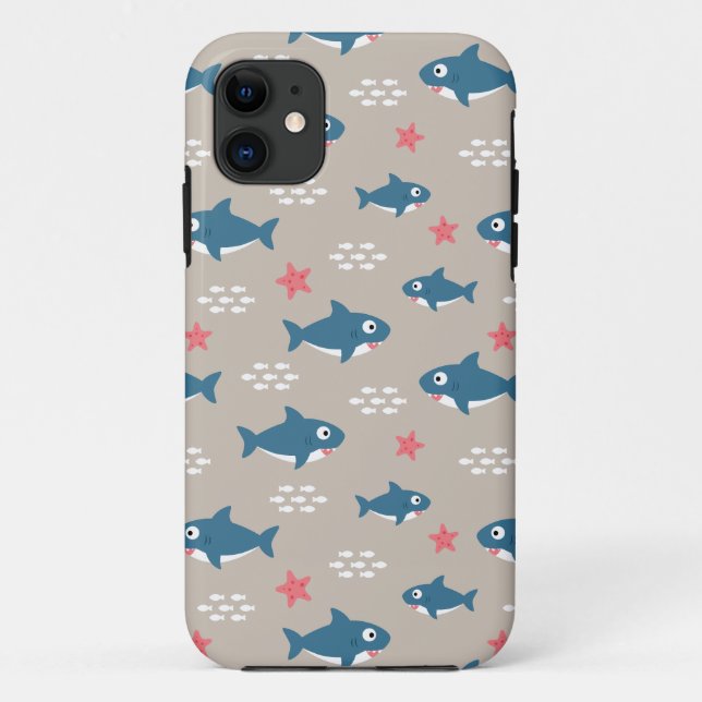 Shark Case-Mate iPhone Case (Back)