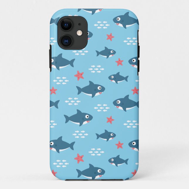 Shark Case-Mate iPhone Case (Back)