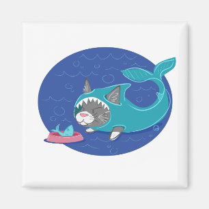 Shark Cat - Magnet