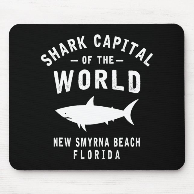Shark Catal Of The World - New Smyrna Beach Fl-fun Mouse Mat (Front)