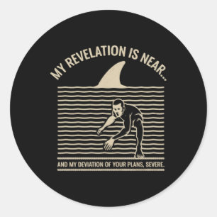 Shark Chase Survival Of The Wittest Sticker 