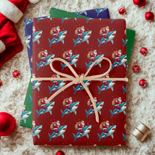 Shark Christmas Gift Wrap