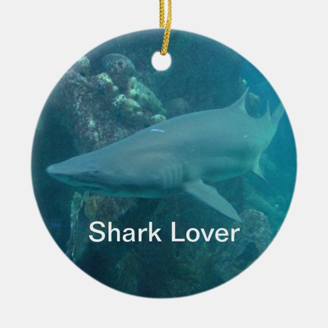 Shark Christmas Ornament (Front)