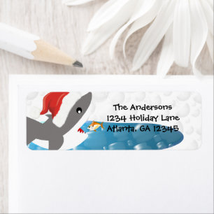 Shark Christmas Return Address