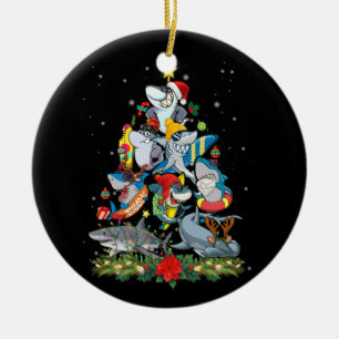 Shark Christmas Tree Ornament Shark Lovers