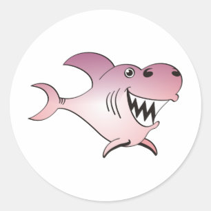 Shark Classic Round Sticker